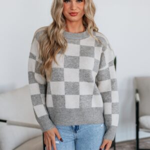 Flynn Checkered Sweater
