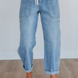 Kodi Risen Cargo Jeans - Light Wash