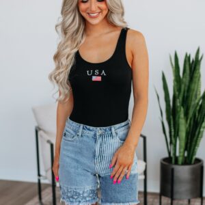 USA Bodysuit - Black