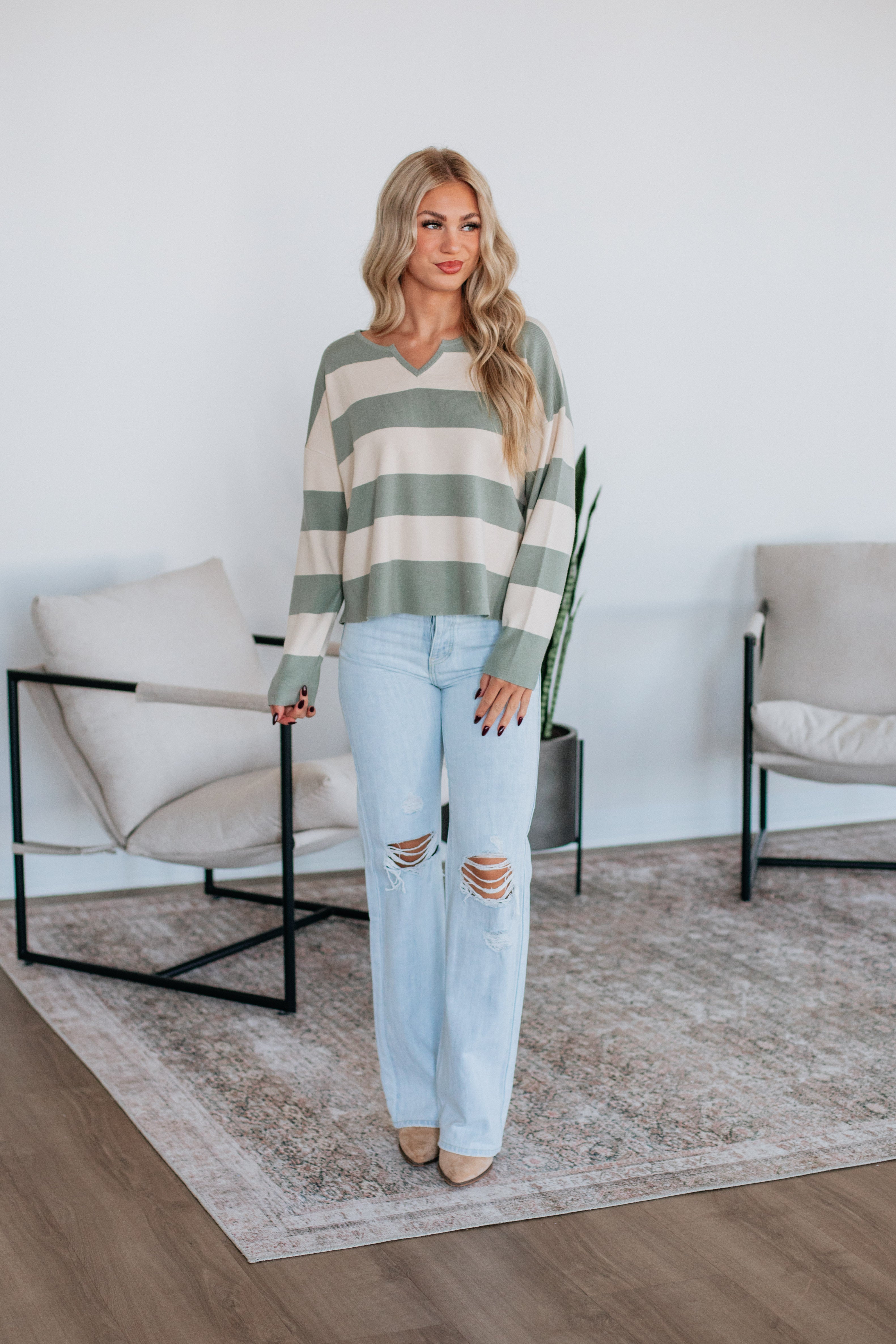 Janise Striped Sweater - Image 3